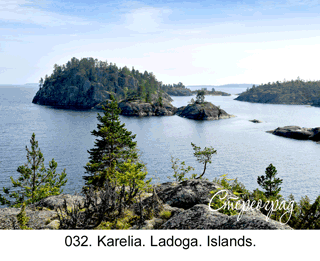 <b>032. </b>Karelia Islands. (3D shooting : with step to step moving). 2016. 70x50 cm.<br>
 Price - <b>17500</b> roubles unframed 